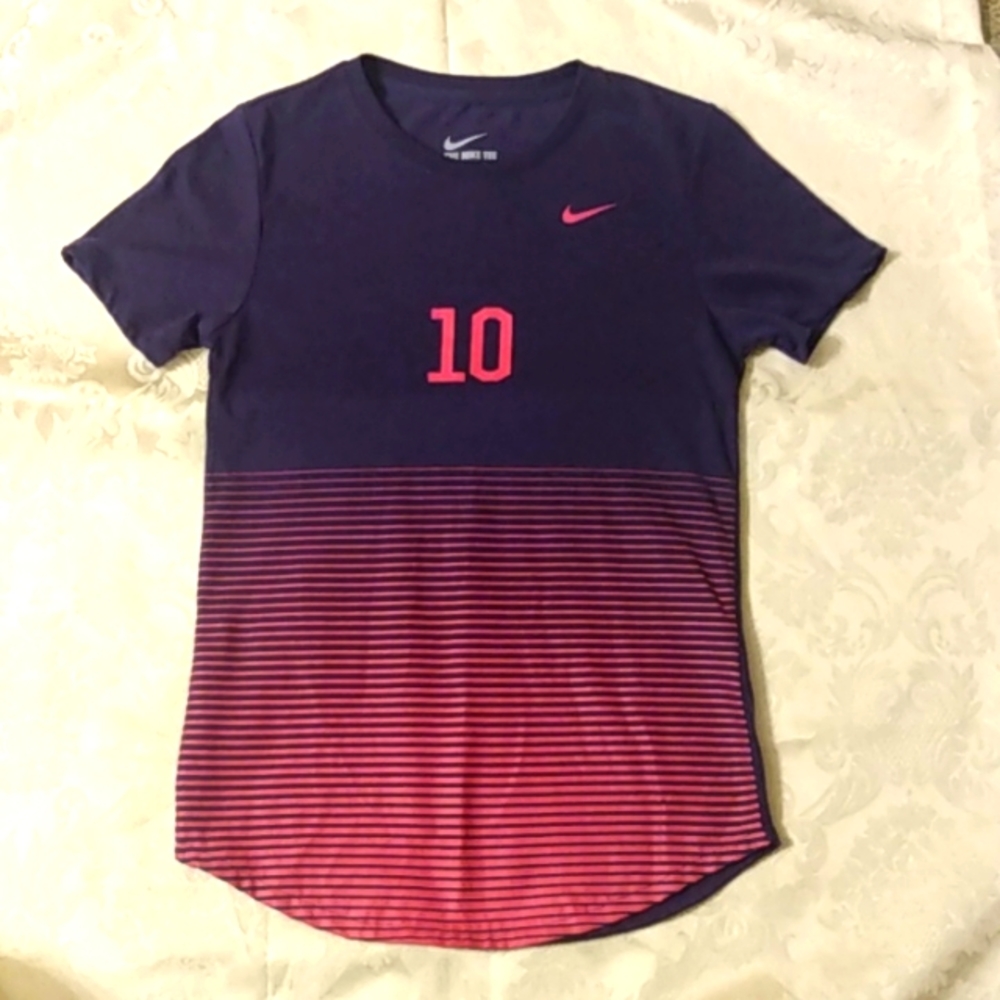 NWOT Nike Dri-Fit Purple & Pink Tee